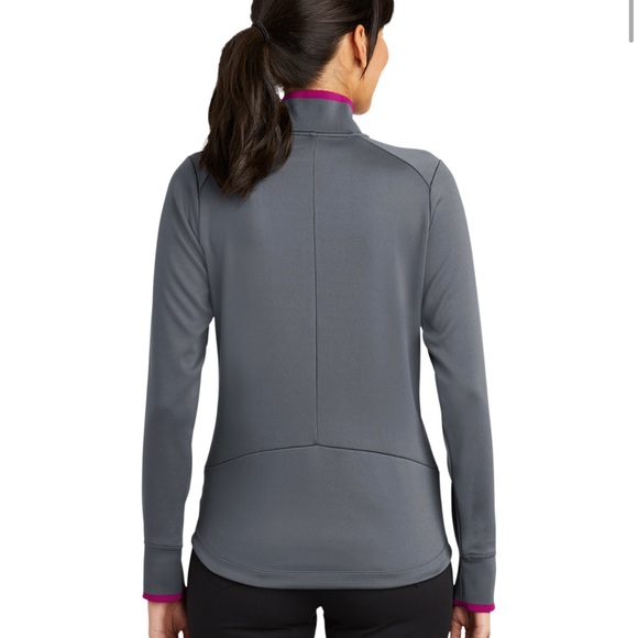 Nike Ladies Dri-FIT 1/2-Zip Cover-Up - Picture 2 of 3